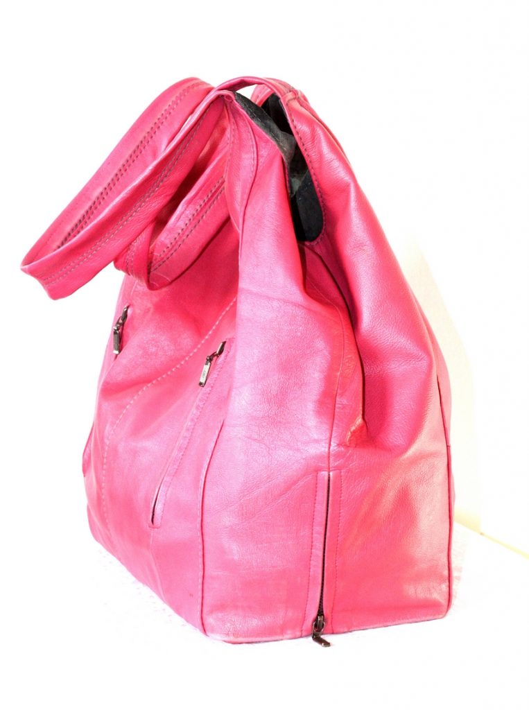 A pink shopper