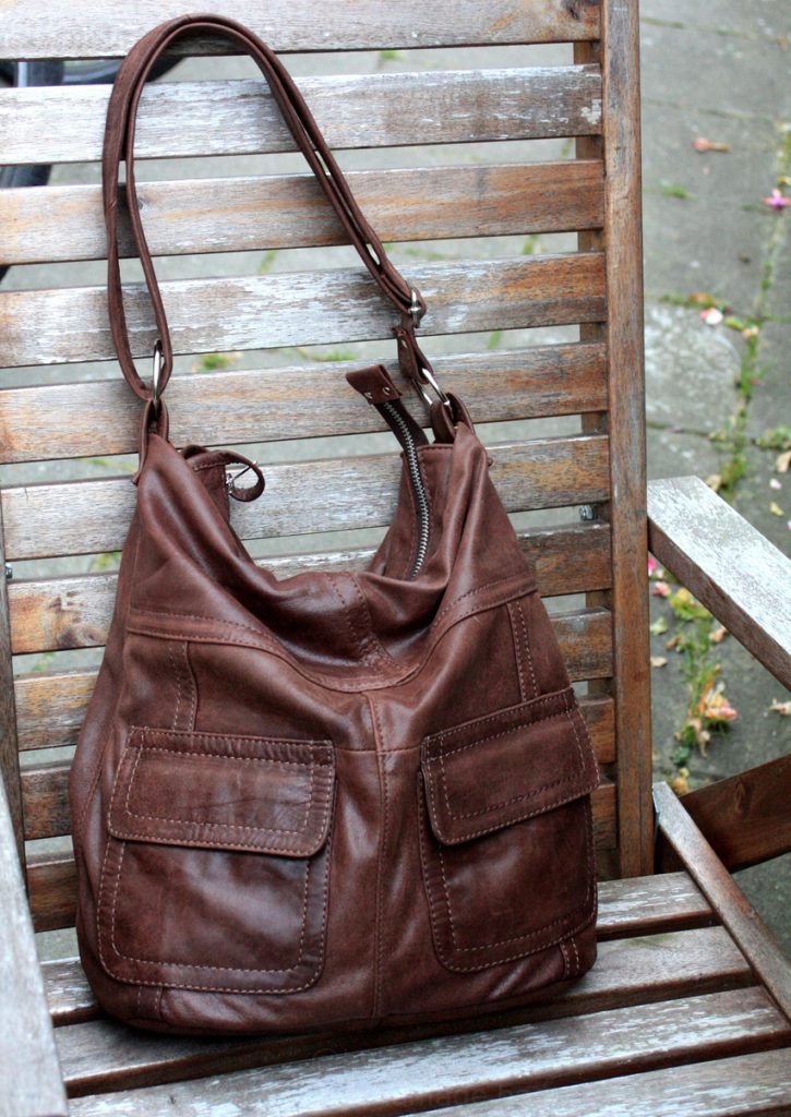 Beautifull soft and slouchy, brown bag - custom order