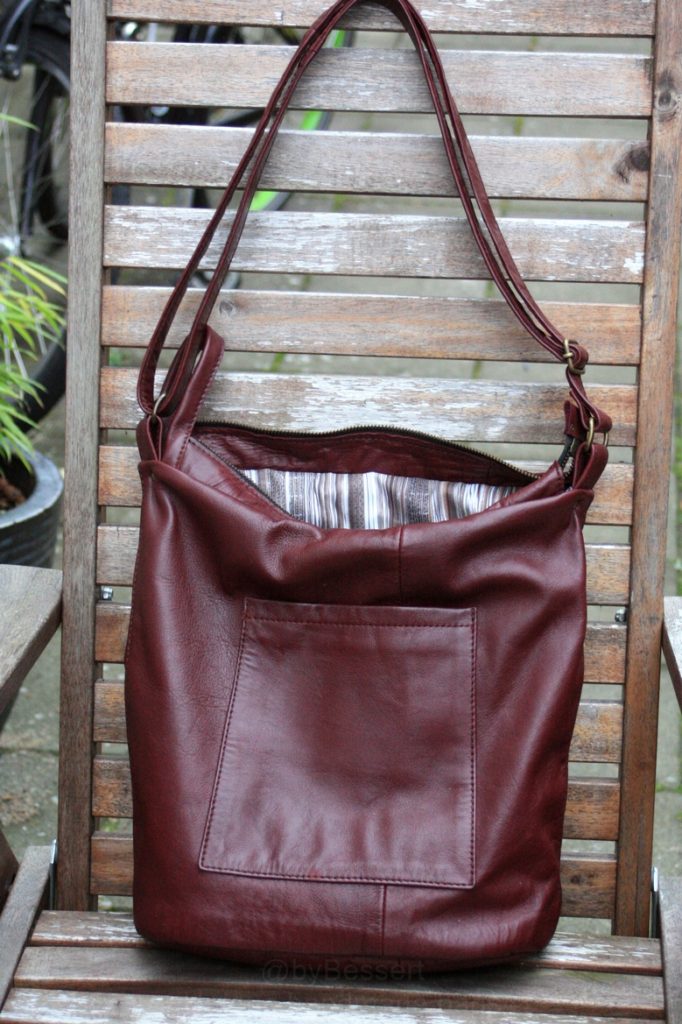 Vintage leather red/brown bag