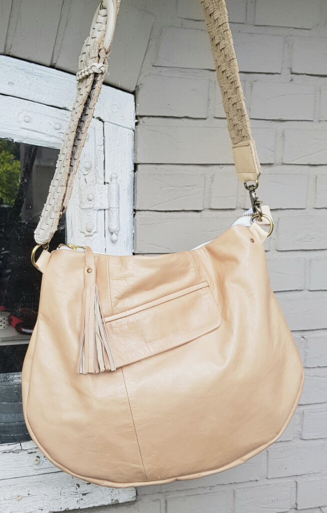 Beautiful tan leather bag