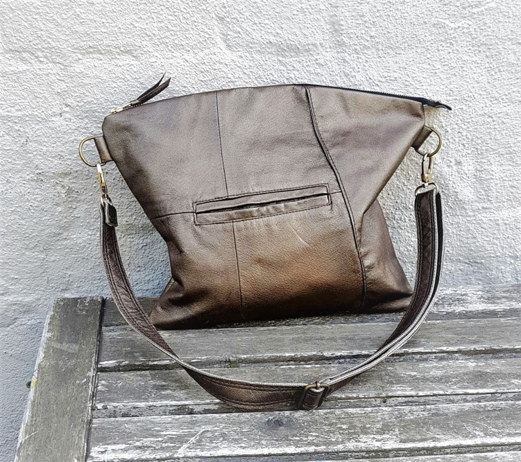 Golden brown crossbody bag