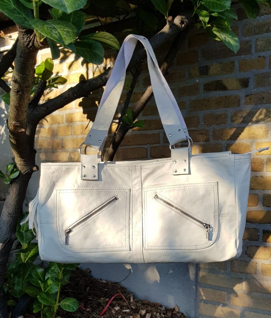 White handbag